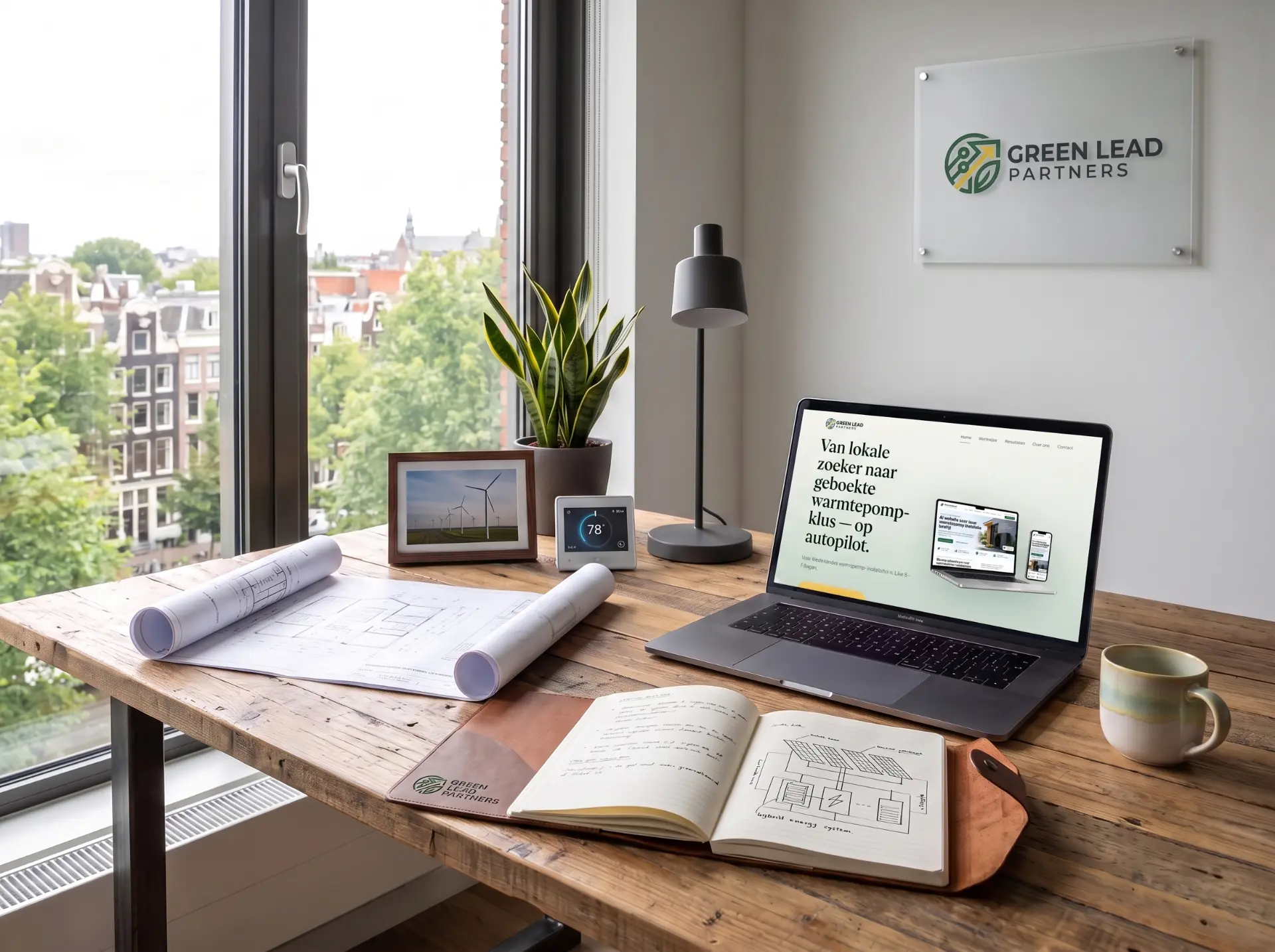 Werkplek van Green Lead Partners